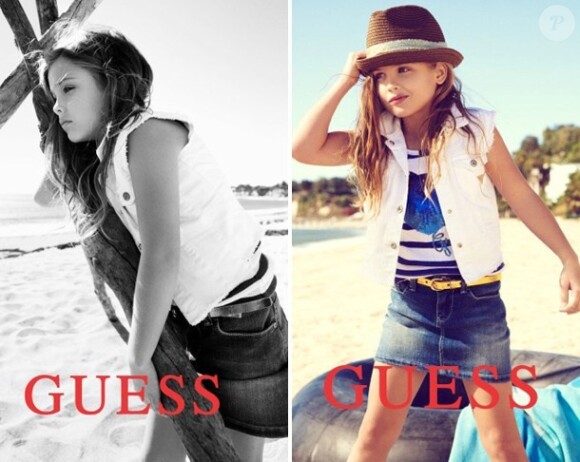 En 2012, Dannielynn Birkhead, la fille d'Anna Nicole Smith, devient elle aussi l'égérie de la marque Guess pour sa ligne enfant.