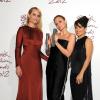 Amber Valetta, Stella McCartney et Salma Hayek à la soirée des British Fashion Awards à Londres le 27 novembre 2012.