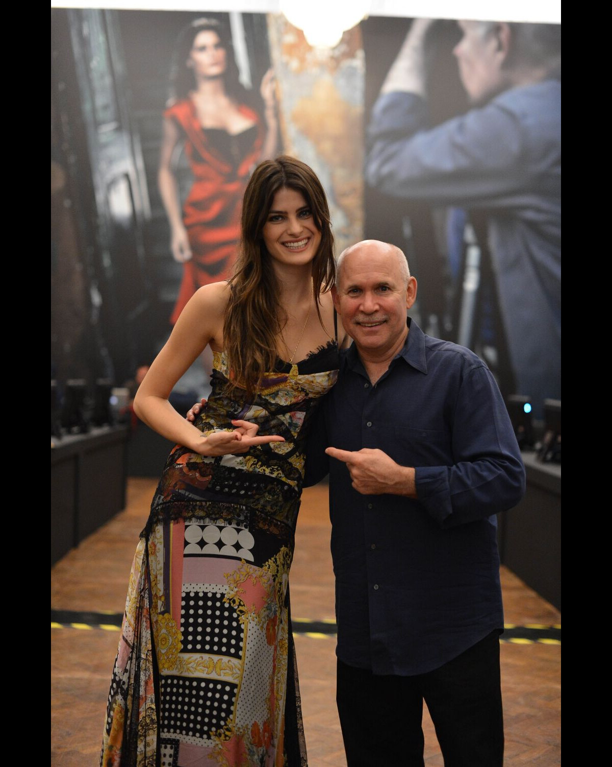 Photo : Isabeli Fontana et le photographe Steve McCurry assistent à la