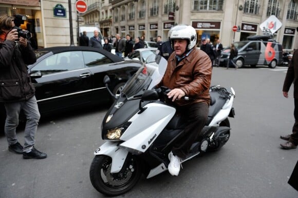 Gérard Depardieu à Paris le 7 novembre 2012
