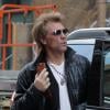 Jon Bon Jovi se promène à New York avec sa femme Dorothea le 29 novembre 2012.