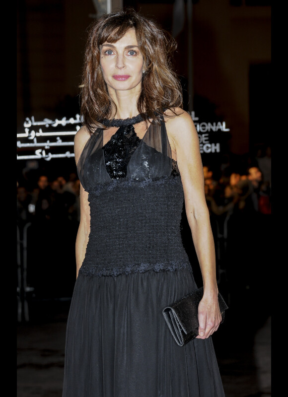 Anne Parillaud à l'hommage au Cinéma Hindi lors du Festival International du Film de Marrakech, le 1er Decembre 2012.
