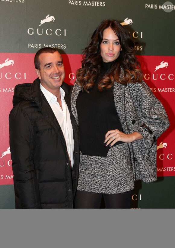 Jade Foret et Arnaud Lagardère aux Gucci Masters, le 2 décembre 2012