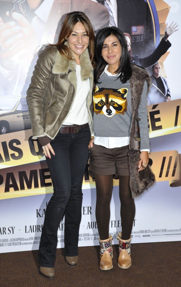 Shirley Bousquet et Reem Kherici lors de l'avant-première du film Mais qui a re-tué Pamela Rose ? le 2 décembre 2012 à Paris