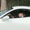 Justin Bieber et Selena Gomez dans une voiture à Los Angeles, le 3 decembre 2012.