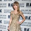 Taylor Swift très en beauté à la soirée des Ripple of Hope Awards, le 3 décembre 2012 à New York.