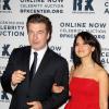 Alec Baldwin et sa femme Hilaria Thomas à la soirée des Ripple of Hope Awards, le 3 décembre 2012 à New York.