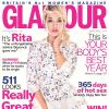 Edition britannique du Glamour. Numéro de janvier 2013 avec en couverture Rita Ora.