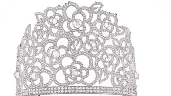 Ce diadème est composé de pierres serties en cristal blanc. Préparée dans les ateliers du bijoutier Julien d'Orcel, cette couronne est une pièce unique, conçue exclusivement pour la future Miss France 2013.
