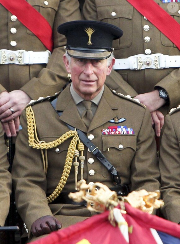 Le prince Charles a remis les medailles "Operational Service Medals" au 1er bataillon des Welsh Guards, récemment rentré d'Afghanistan à Londres, le 6 décembre 2012