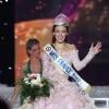 Delphine Wespiser lors de son sacre de Miss France le 3 décembre 2012