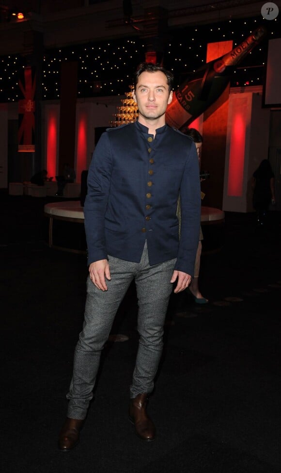 Jude Law durant la soirée des British Independent Film Awards à London, le 9 décembre 2012.