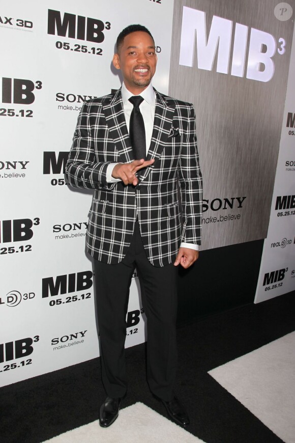 Will Smith lors de la première new-yorkaise de Men In Black 3, le 23 mai 2012.