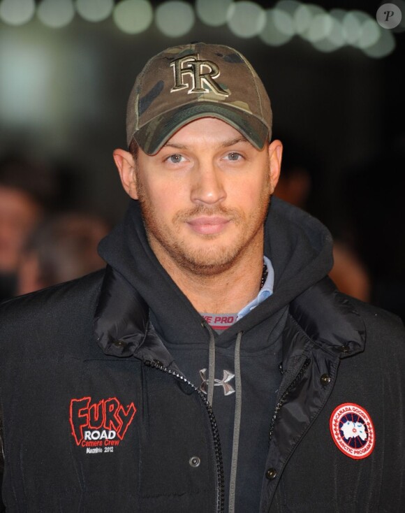 Tom Hardy lors de l'avant-première du film Jack Reacher au Odeon Leicester Square de Londres, le 10 décembre 2012