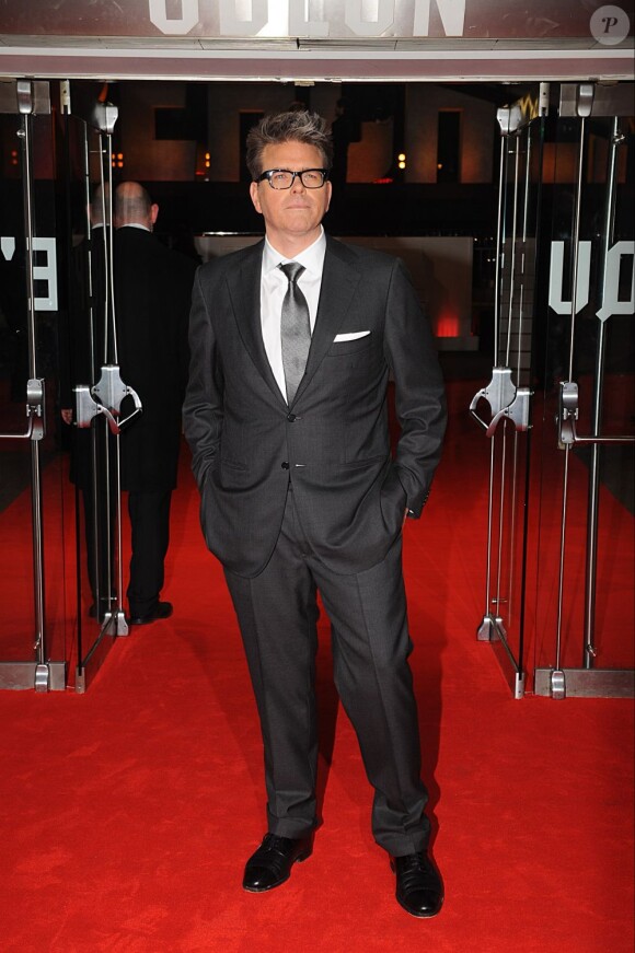 Le réalisateur Christopher McQuarrie lors de l'avant-première du film Jack Reacher au Odeon Leicester Square de Londres, le 10 décembre 2012