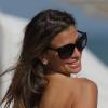 Claudia Galanti porte le bikini comme personne et nous le prouve sur une plage à Miami. Le 10 décembre 2012.