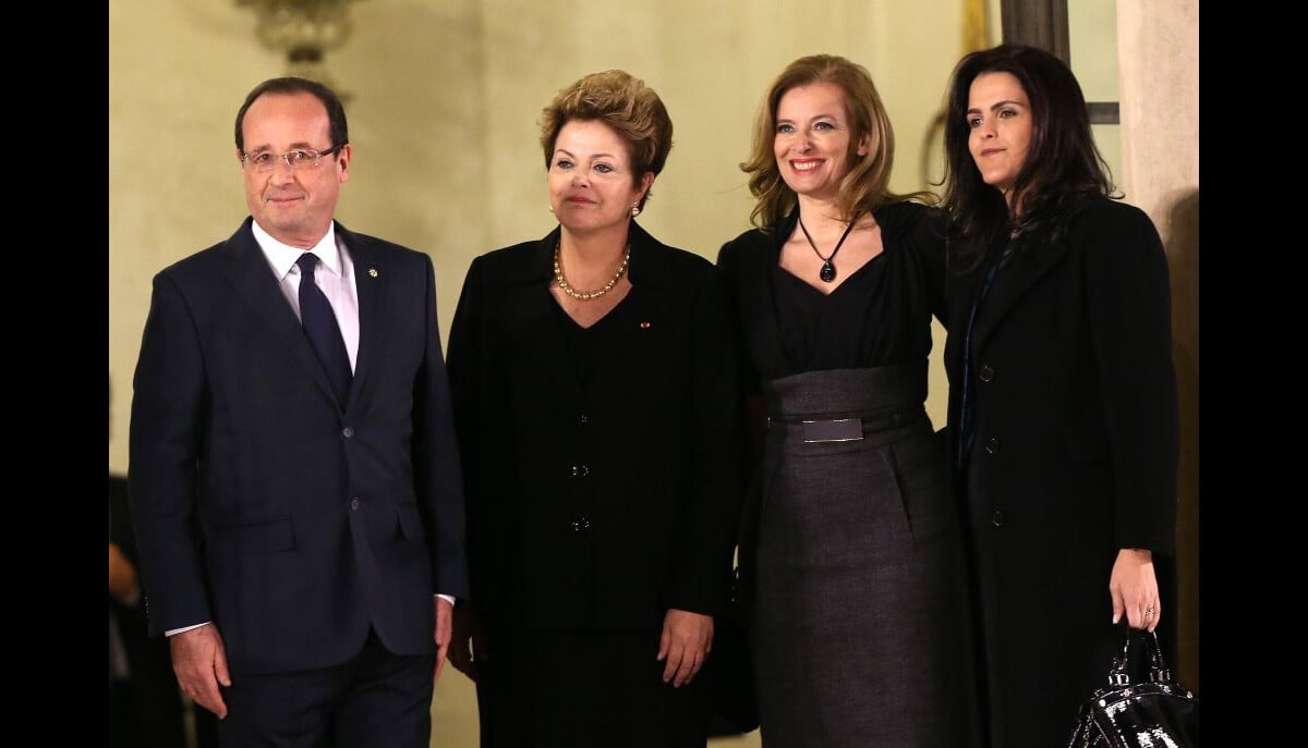Paula Rousseff Photo : Valérie Trierweiler, François Hollande, la présidente du Brésil ...