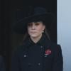 Kate Middleton lors des commémorations du 11 novembre à Londres au Cenotaph de Whitehall