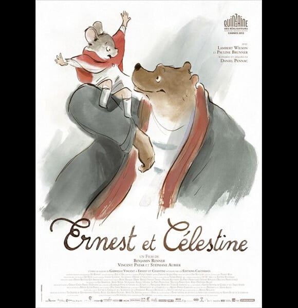 Affiche officielle du film Ernest et Célestine.
