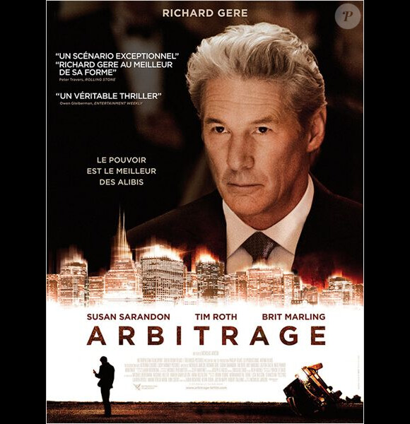 Affiche officielle du film Arbitrage.