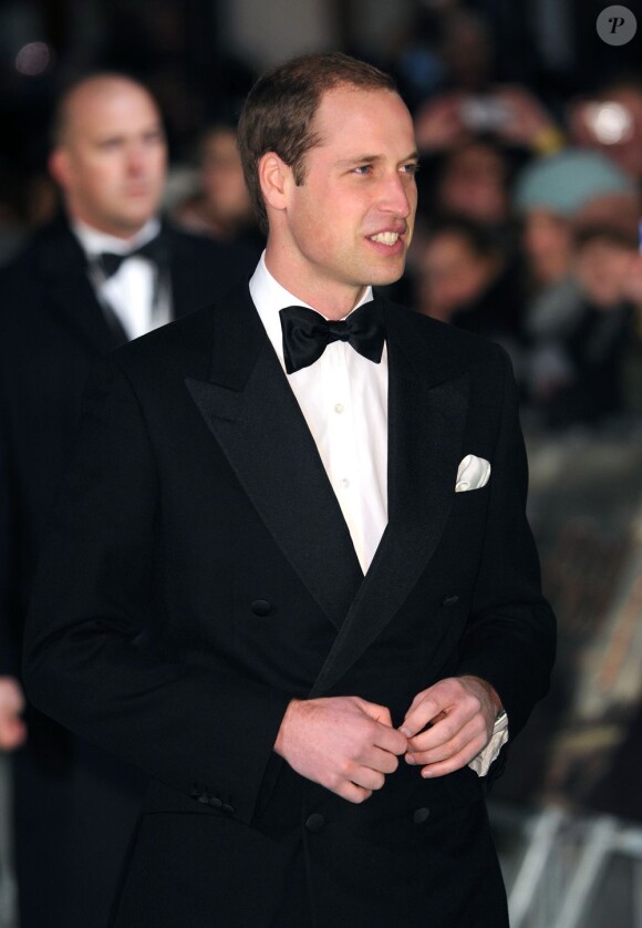 Le prince William, duc de Cambridge, lors de l'avant-première royale de The Hobbit le 12 décembre 2012 à l'Odeon Leicester Square.