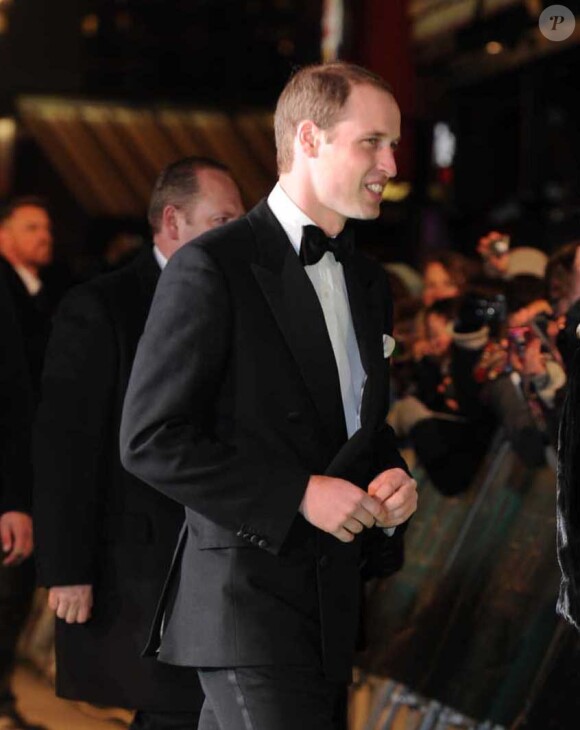 Le prince William lors de l'avant-première royale de The Hobbit le 12 décembre 2012 à l'Odeon Leicester Square.