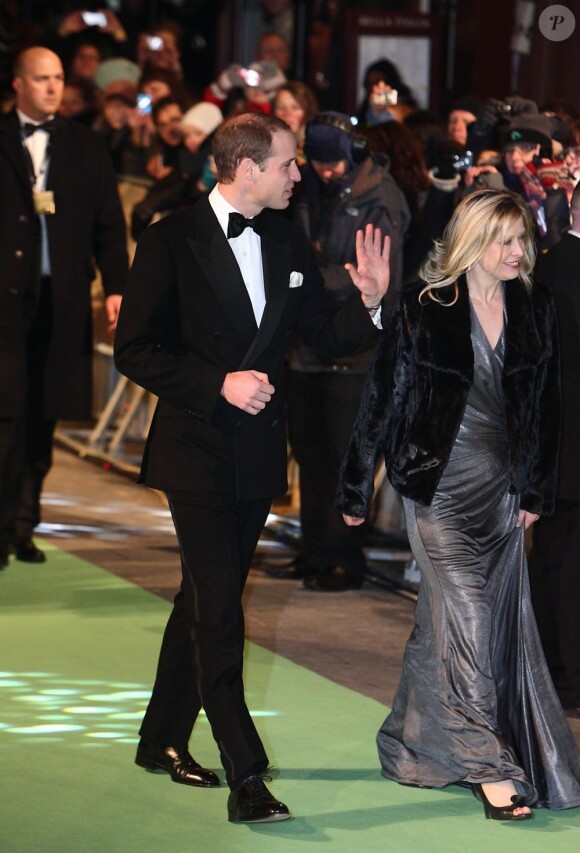 Le prince William lors de l'avant-première royale de The Hobbit le 12 décembre 2012 à l'Odeon Leicester Square.