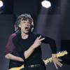Mick Jagger lors du concert de soutien aux victimes de l'ouragan Sandy, le 12 décembre 2012 à New York.