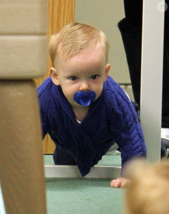 Le petit Luca à la maternelle à Sherman Oaks, le 12 decembre 2012.