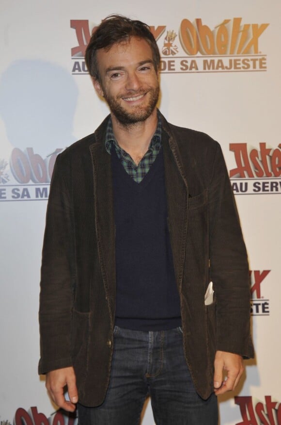 Jonathan Lambert à l'avant Première de Asterix et Obelix : Au service de sa Majesté au grand Rex à Paris le 30 Septembre 2012.