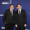 Eric Toledano et Olivier Nakache, co-réalisateurs d'Intouchables lors des César 2012