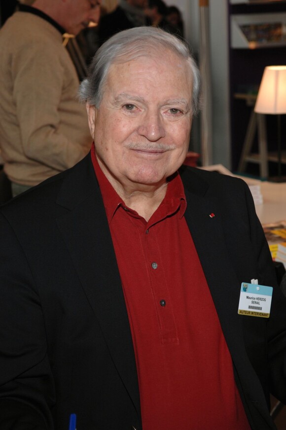 Maurice Herzog à Paris, le 18 mars 2008.