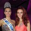 Miss Bourgogne, élue Miss France 2013 à Limoges le 8 décembre 2012 : elle pose avec Delphine Wespiser, Miss France 2012