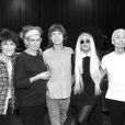 Lady Gaga en répétitions avec les Rolling Stones le 15 décembre 2012 à Newark.