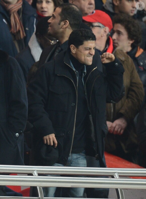 Saïd Taghmaoui lors du match entre le PSG et Lyon le 16 décembre 2012 au Parc des Princes (victoire 1-0 du PSG) à Paris