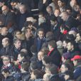 Nicolas Sarkozy lors du match entre le PSG et Lyon le 16 décembre 2012 au Parc des Princes (victoire 1-0 du PSG) à Paris