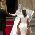 Pippa Middleton au mariage de sa soeur Kate le 29 avril 2011