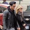 Jennifer Aniston et son fiancé Justin Theroux