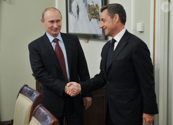 Vladimir Poutine et Nicolas Sarkozy, le 14 novembre 2012 à Moscou.