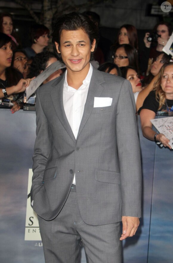 Bronson Pelletier lors de l'avant-premiere du film Twilight 5 à Los Angeles, le 12 novembre 2012.