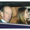Le duc de Kent arrivant à Buckingham Palace pour le déjeuner de Noël organisé par la reine Elizabeth II, à Londres, le 19 décembre 2012