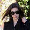 Kim Kardashian quitte le salon de coiffure Andy LeCompte à Los Angeles. Le 20 décembre 2012.