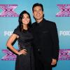 Mario Lopez et son épouse Courtney Mazza pour la finale de X Factor, à Los Angeles, le 20 décembre2012.