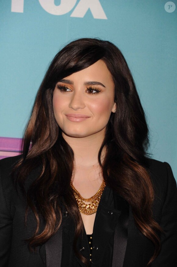 Demi Lovato pour la finale de X factor à Los Angeles, le 19 décembre 2012.