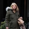 Claire Danes enceinte à la mi-décembre 2012 se promène dans les rues de New York