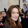 Carla Bruni-Sarkozy le 18 novembre 2012 à Beaune.