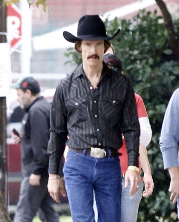 Matthew McConaughey méconnaissable sur le tournage de The Dallas Buyers Club, le 17 décembre 2012