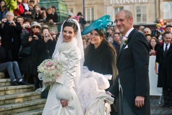 Adélaïde a été conduite à l'autel par son père Philippe Drapé-Frisch. Mariage religieux de l'archiduc d'Autriche Christoph de Habsbourg-Lorraine et d'Adélaïde Drapé-Frisch, le 29 décembre 2012 à Nancy, en la basilique Saint-Epvre, suivi d'une réception à l'Hôtel de Ville, place Stanislas.