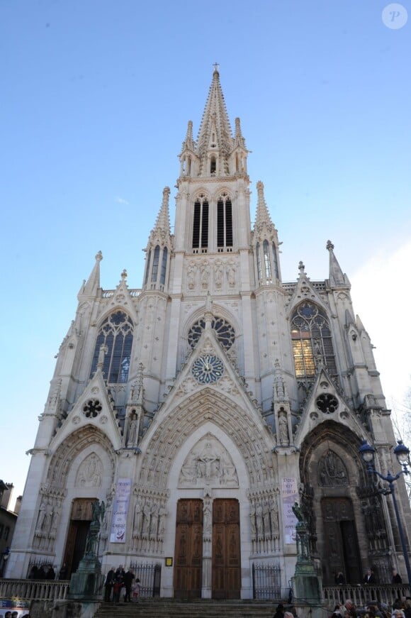 La basilique Saint-Epvre de Nancy le 29 décembre 2012, jour du mariage religieux de Christoph de Habsbourg-Lorraine et Adélaïde Drapé-Frisch.