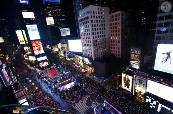 Concert du Nouvel An à Times Square, le 31 décembre 2012.
